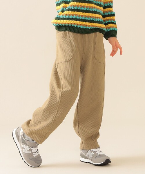 BEAMS mini（ビームスミニ）の「ピケニット ボリューム パンツ 2025FW（90～140cm）（その他パンツ・キッズ・ベージュ/ブルー系その他4・90/140/130/110/120/100）」の3枚目の写真