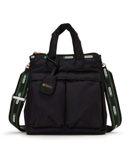 LeSportsac（レスポートサック）の「MED HELMET TOTE ノクターンフレーム（トートバッグ・レディース・ブラック・FREE）」の4枚目の写真
