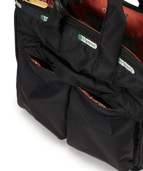 LeSportsac（レスポートサック）の「MED HELMET TOTE ノクターンフレーム（トートバッグ・レディース・ブラック・FREE）」の9枚目の写真