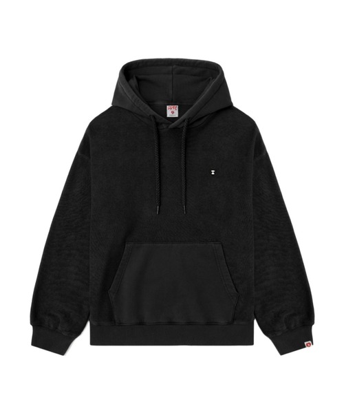 A BATHING APE(アベイシングエイプ)の「HOODED SWEAT SHIRT #2(パーカー・レディース・ブラック/オリーブ・FREE)」の2枚目の写真