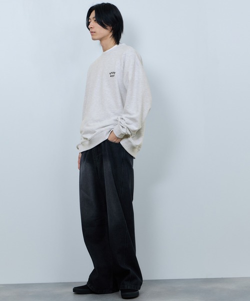 NAVY（ネイビー）の「ＮAVY アニマルフェイス裏毛トレーナー（スウェット・メンズ・ネイビー/ライトグレー系1/ブラック/ライトグレー系2・M/XL/L）」の10枚目の写真