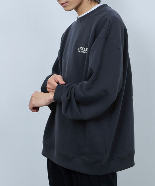 NAVY（ネイビー）の「ＮAVY アニマルフェイス裏毛トレーナー（スウェット・メンズ・ネイビー/ライトグレー系1/ブラック/ライトグレー系2・M/XL/L）」の17枚目の写真