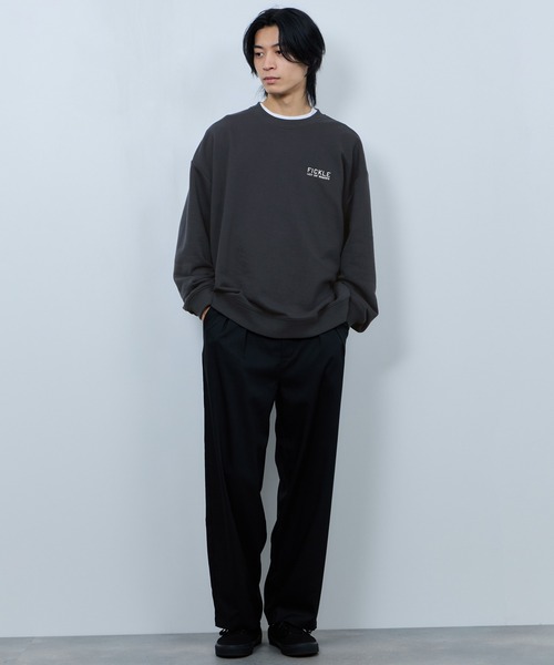 NAVY（ネイビー）の「ＮAVY アニマルフェイス裏毛トレーナー（スウェット・メンズ・ネイビー/ライトグレー系1/ブラック/ライトグレー系2・M/XL/L）」の19枚目の写真