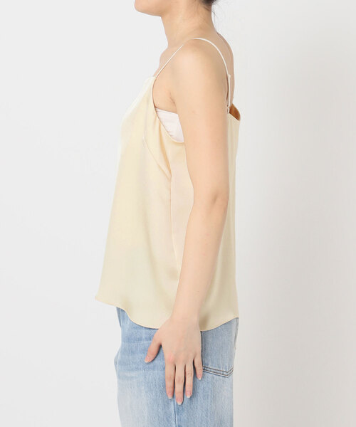 plage（プラージュ）の「double satin キャミソール（キャミソール・レディース・アイボリー/モカ・FREE）」の18枚目の写真