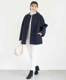 【ウエストゴム/14サイズ展開】beauty warm pants テーパード