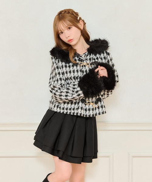 apres jour（アプレジュール）の「ショートダッフルコート（ダッフルコート・レディース・アイボリー/ブラック/ブラック系その他・フリー/X-LARGE）」の15枚目の写真