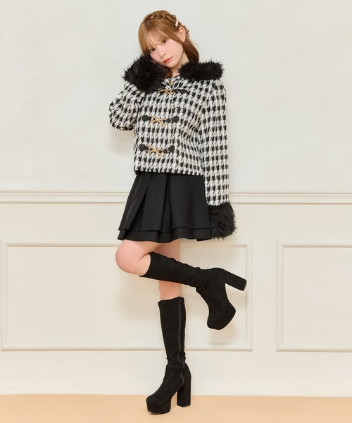 apres jour（アプレジュール）の「ショートダッフルコート（ダッフルコート・レディース・アイボリー/ブラック/ブラック系その他・フリー/X-LARGE）」の18枚目の写真