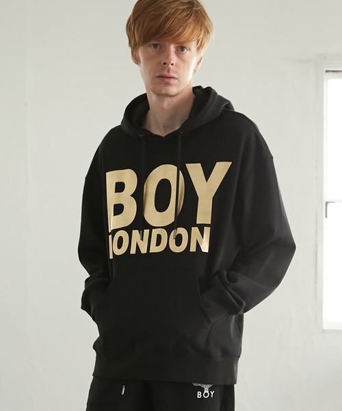 BOY LONDON(ボーイロンドン)の「【BOY LONDON】BOY LONDON LOGO PARKA(パーカー・メンズ・ブラック系その他・LARGE/MEDIUM)」の1枚目の写真