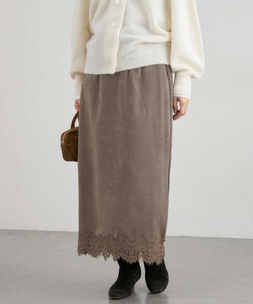サテンレーススカート（スカート）｜IENA（イエナ）のファッション通販