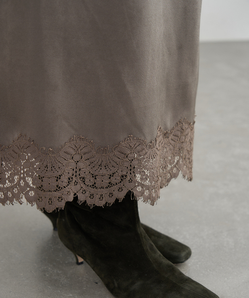 サテンレーススカート（スカート）｜IENA（イエナ）のファッション通販