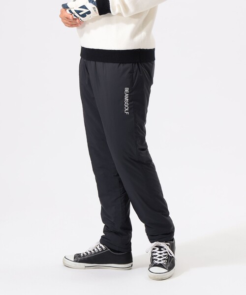 BEAMS GOLF(ビームスゴルフ)の「〈MEN〉ORANGE LABEL / レオフィール(R)サイドロゴ 中綿パンツ(その他パンツ・メンズ・ブラック/ホワイト・MEDIUM/LARGE/X-LARGE/SMALL)」の1枚目の写真