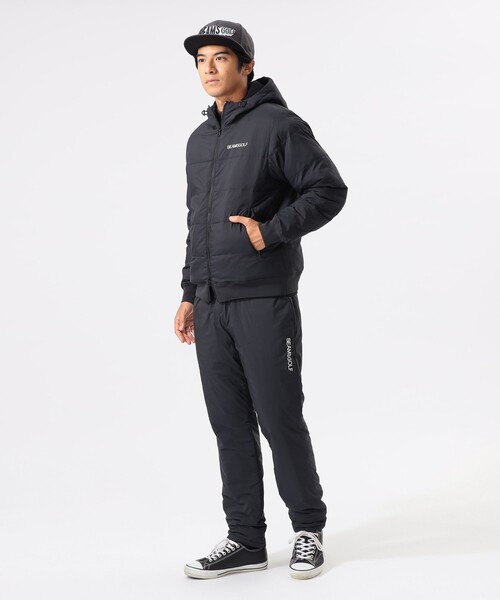 BEAMS GOLF(ビームスゴルフ)の「〈MEN〉ORANGE LABEL / レオフィール(R)サイドロゴ 中綿パンツ(その他パンツ・メンズ・ブラック/ホワイト・MEDIUM/LARGE/X-LARGE/SMALL)」の4枚目の写真
