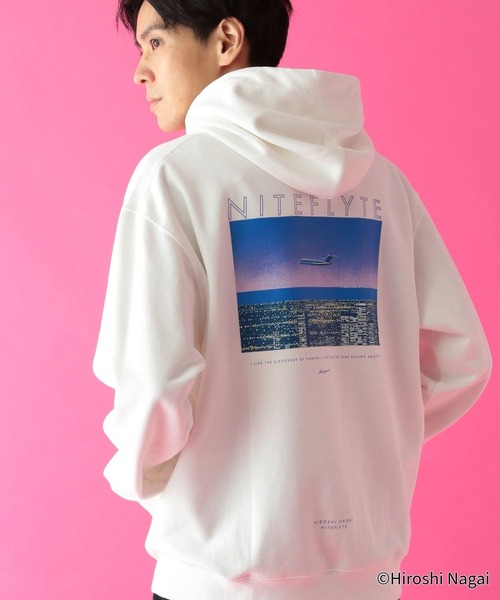 GLOBAL WORK（グローバルワーク）の「永井博コラボ/スウェットパーカー/602835（Tシャツ/カットソー・メンズ・その他1/その他2/ブラック/グレー系その他6・SMALL/LARGE/MEDIUM）」の22枚目の写真