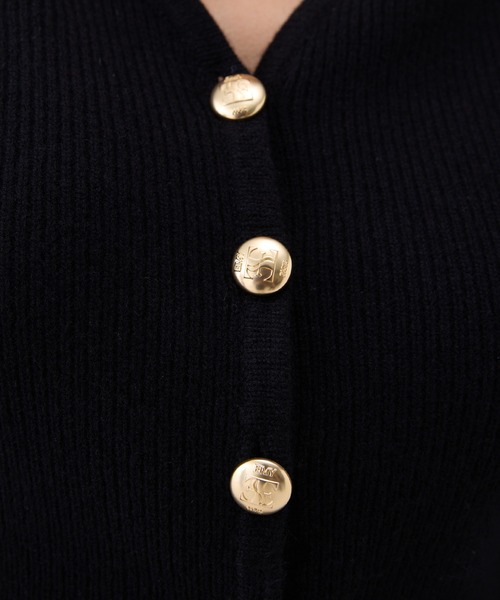 セール】Heart neck ウールカシミヤカーディガン（カーディガン/ボレロ
