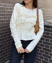 CAPRICIEUX LE'MAGE | 【体感＋4℃】ベアシャーリング裏起毛トップス(Tシャツ/カットソー)