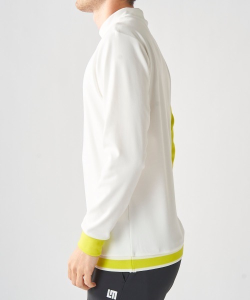 Loudmouth（ラウドマウス）の「【Loudmouth/ラウドマウス】両面起毛モックネックシャツ　ストレッチシャツ　ゴルフ（シャツ/ブラウス・メンズ・オフホワイト/ブラック・LARGE/X-LARGE/XX-LARGE/MEDIUM）」の3枚目の写真