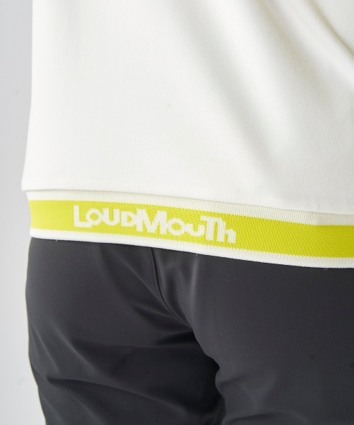 Loudmouth（ラウドマウス）の「【Loudmouth/ラウドマウス】両面起毛モックネックシャツ　ストレッチシャツ　ゴルフ（シャツ/ブラウス・メンズ・オフホワイト/ブラック・LARGE/X-LARGE/XX-LARGE/MEDIUM）」の6枚目の写真