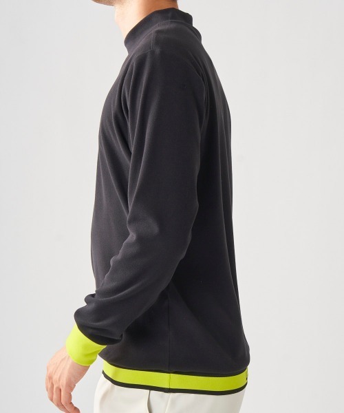 Loudmouth（ラウドマウス）の「【Loudmouth/ラウドマウス】両面起毛モックネックシャツ　ストレッチシャツ　ゴルフ（シャツ/ブラウス・メンズ・オフホワイト/ブラック・LARGE/X-LARGE/XX-LARGE/MEDIUM）」の8枚目の写真