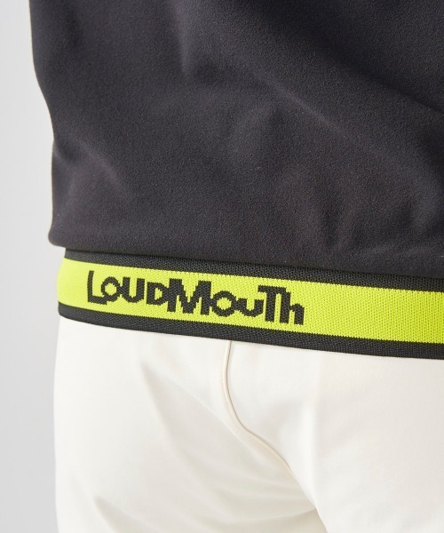 Loudmouth（ラウドマウス）の「【Loudmouth/ラウドマウス】両面起毛モックネックシャツ　ストレッチシャツ　ゴルフ（シャツ/ブラウス・メンズ・オフホワイト/ブラック・LARGE/X-LARGE/XX-LARGE/MEDIUM）」の10枚目の写真