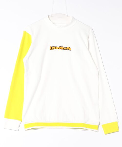 Loudmouth（ラウドマウス）の「【Loudmouth/ラウドマウス】両面起毛モックネックシャツ　ストレッチシャツ　ゴルフ（シャツ/ブラウス・メンズ・オフホワイト/ブラック・LARGE/X-LARGE/XX-LARGE/MEDIUM）」の12枚目の写真