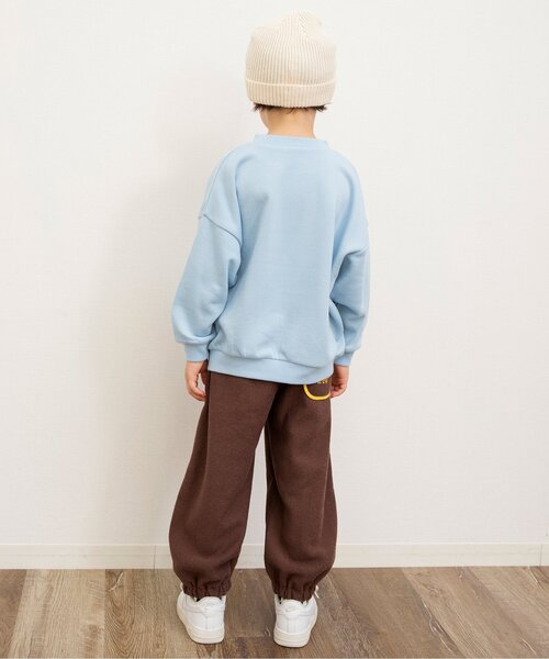 BREEZE（ブリーズ）の「【WEB限定/あったか】裏起毛パイルパンツ(セットアップ可)（スウェットパンツ・キッズ・ブラウン/グリーン/レッド・80/90/100/110/120/130/140）」の7枚目の写真