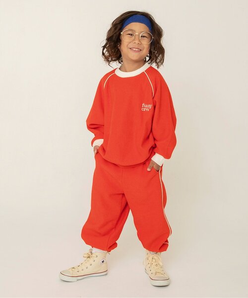 BREEZE（ブリーズ）の「【WEB限定/あったか】裏起毛パイルパンツ(セットアップ可)（スウェットパンツ・キッズ・ブラウン/グリーン/レッド・80/90/100/110/120/130/140）」の11枚目の写真