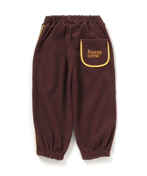 BREEZE（ブリーズ）の「【WEB限定/あったか】裏起毛パイルパンツ(セットアップ可)（スウェットパンツ・キッズ・ブラウン/グリーン/レッド・80/90/100/110/120/130/140）」の5枚目の写真