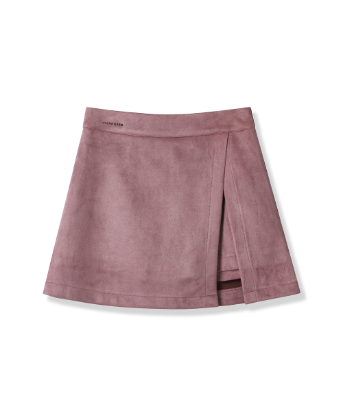 AVANDRESS(アバンドレス )の「Suede Chic Slit Mini Skirt KHAKI(スカート・レディース・カーキ・SMALL/MEDIUM)」の7枚目の写真