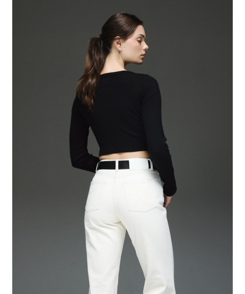 GLOWNY（グロウニ―）の「THE EMMA JEANS (WHITE)（デニムパンツ・レディース・その他・SMALL/MEDIUM/LARGE）」の4枚目の写真