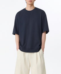 MUSINSA STANDARD（ムシンサスタンダード）の「[Cool Standard] Oversized Short Sleeve Sweatshirt [Navy]（Tシャツ/カットソー）」