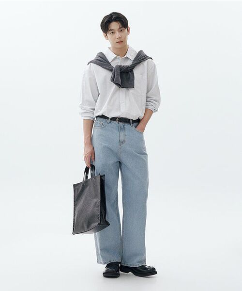 MUSINSA STANDARD（ムシンサスタンダード）の「ワイドスクエアペニーローファー[ブラック]（ローファー・レディース・その他・23cm/23.5cm/24cm/24.5cm/28cm/28.5cm/29cm/25cm/25.5cm/26cm/26.5cm/27cm/27.5cm）」の11枚目の写真