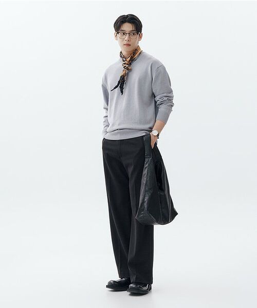 MUSINSA STANDARD（ムシンサスタンダード）の「ワイドスクエアペニーローファー[ブラック]（ローファー・レディース・その他・23cm/23.5cm/24cm/24.5cm/28cm/28.5cm/29cm/25cm/25.5cm/26cm/26.5cm/27cm/27.5cm）」の12枚目の写真