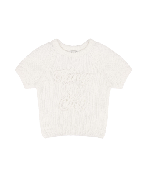 FANCY CLUB（ファンシークラブ）の「エンブロイダーネットレグランニット (アイボリー) F25QB090（ニット/セーター・レディース・アイボリー・FREE）」の3枚目の写真