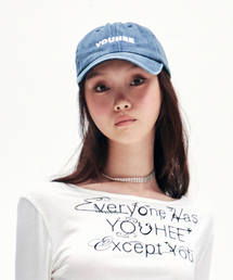 YOUHEE（ユヒ）の「YOUHEE LOGO BALL CAP BLUE（キャップ）」