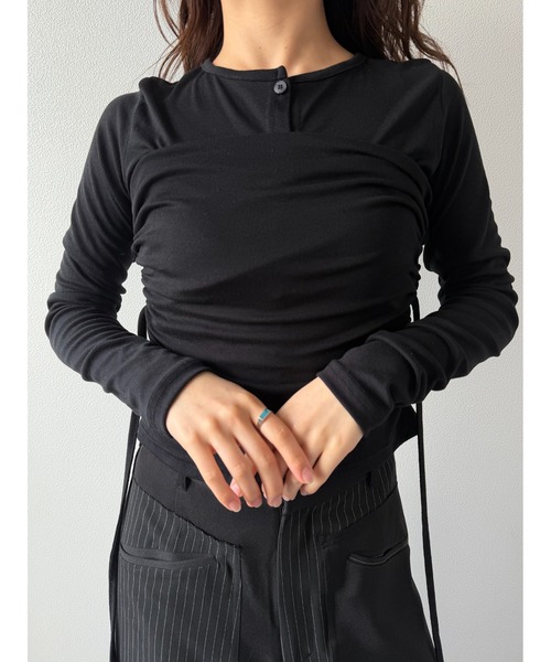 Geeong(ジーオン)の「【ZOZO限定】ビスチェセット カーディガン(Tシャツ/カットソー・レディース・ホワイト/モカ/チャコールグレー/ブラック・FREE)」の9枚目の写真