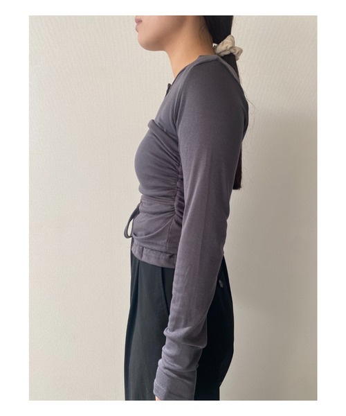 Geeong(ジーオン)の「【ZOZO限定】ビスチェセット カーディガン(Tシャツ/カットソー・レディース・ホワイト/モカ/チャコールグレー/ブラック・FREE)」の22枚目の写真