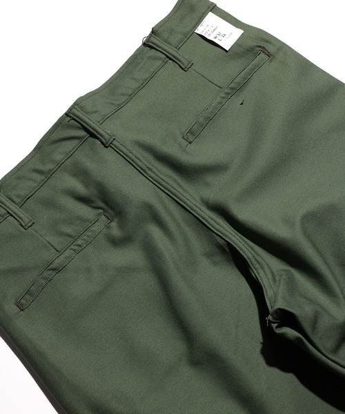 MILITARY（ミリタリー）の「US MILITARY / ユーエスミリタリー US MADE DOUBLE PLEATS CHINO（チノパンツ・メンズ・オリーブ/カーキ・30 inch/32inch/34inch/36inch）」の9枚目の写真