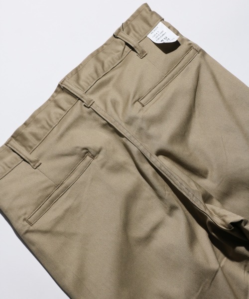 MILITARY（ミリタリー）の「US MILITARY / ユーエスミリタリー US MADE DOUBLE PLEATS CHINO（チノパンツ・メンズ・オリーブ/カーキ・30 inch/32inch/34inch/36inch）」の17枚目の写真