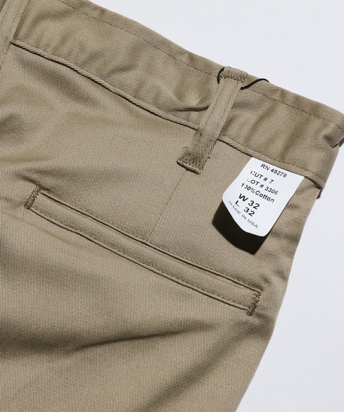 MILITARY（ミリタリー）の「US MILITARY / ユーエスミリタリー US MADE DOUBLE PLEATS CHINO（チノパンツ・メンズ・オリーブ/カーキ・30 inch/32inch/34inch/36inch）」の18枚目の写真