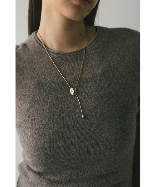 STYLEMIXER（スタイルミキサー）の「ニュアンスモチーフスライドネックレス（ネックレス・レディース・シルバー/ゴールド・FREE）」の2枚目の写真