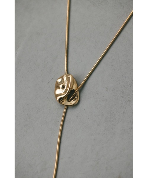 STYLEMIXER（スタイルミキサー）の「ニュアンスモチーフスライドネックレス（ネックレス・レディース・シルバー/ゴールド・FREE）」の12枚目の写真
