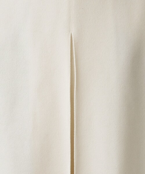 Dessin（デッサン）の「メルトンジャージボックスタックスカート（スカート・レディース・ナチュラル/ホワイト系/ブラック・00/01/02/03）」の7枚目の写真