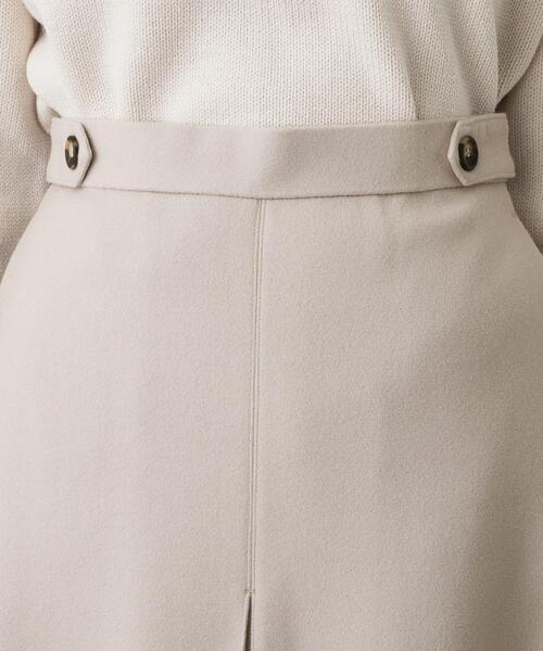 Dessin（デッサン）の「メルトンジャージボックスタックスカート（スカート・レディース・ナチュラル/ホワイト系/ブラック・00/01/02/03）」の19枚目の写真