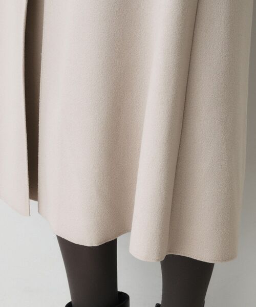 Dessin（デッサン）の「メルトンジャージボックスタックスカート（スカート・レディース・ナチュラル/ホワイト系/ブラック・00/01/02/03）」の22枚目の写真