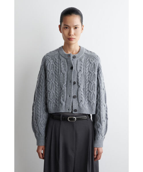 ケーブルニットメリノウールカーディガン（カーディガン/ボレロ）｜COS