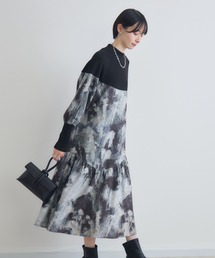 Paradise Picnic | 総柄配色アシメワンピース(ワンピース)