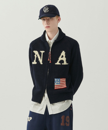 Beyond Closet（-）の「[COLLECTION LINE] ハンドメイドディテールヴィンテージリグニットジャンパー ネイビー（その他アウター）」