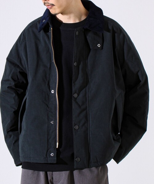 Barbour バブワー 美品　トランスポート　ネイビー Barbour バブアー OSトランスポートワックスジャケット MWX1678