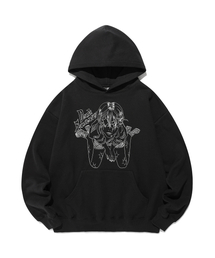 DARK FANTASY GIRL HOODIE_BLACK(NG2FFUM407A)