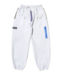 STIGMA（スティグマ）の「ZIPPER WIDE JOGGER PANTS WHITE MELANGE（スウェットパンツ）」
